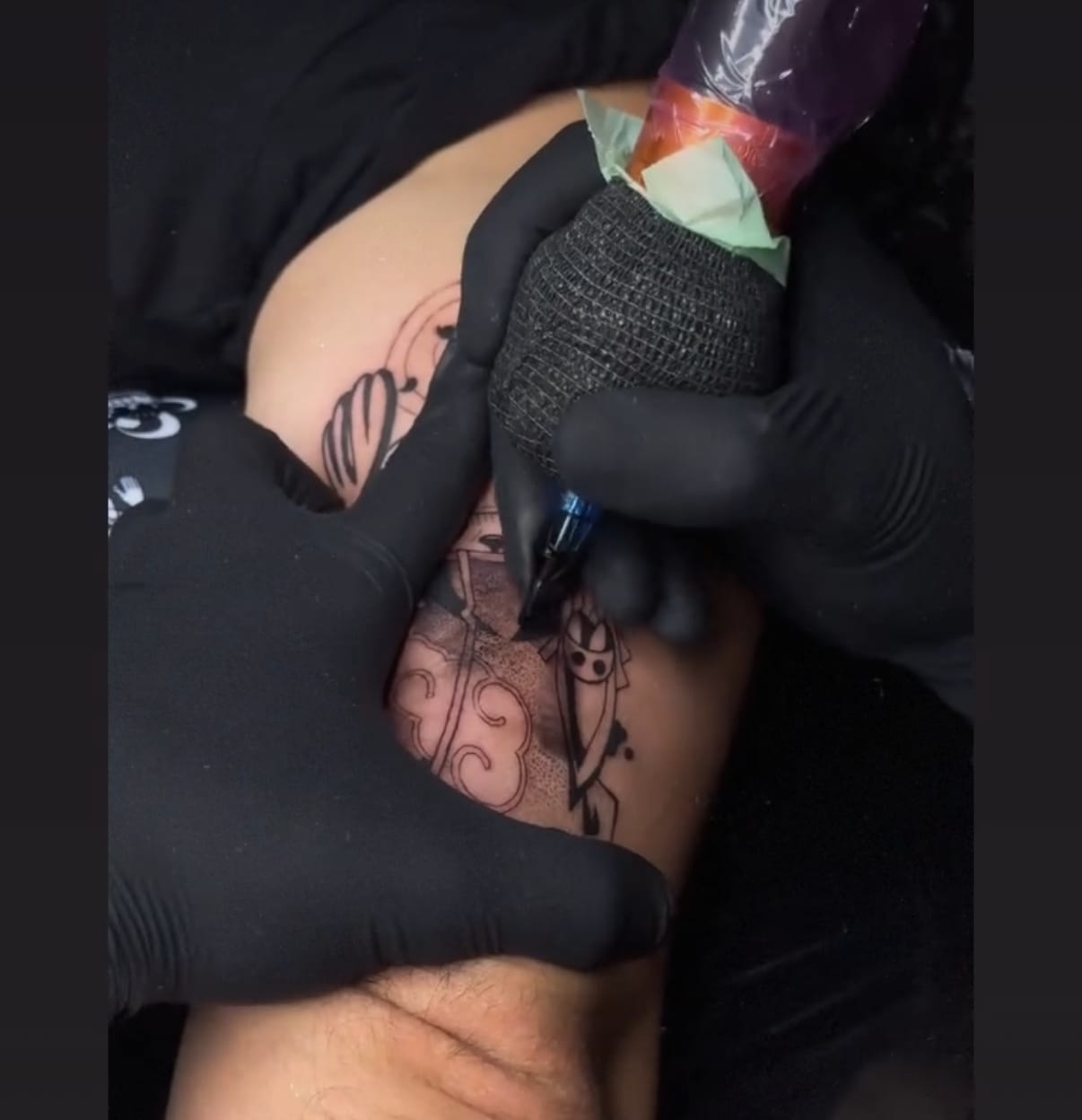 Customer photo review of EMALLA Eliot Pro Tattoo Cartridge Needles Curved Magnum (Box of 20)