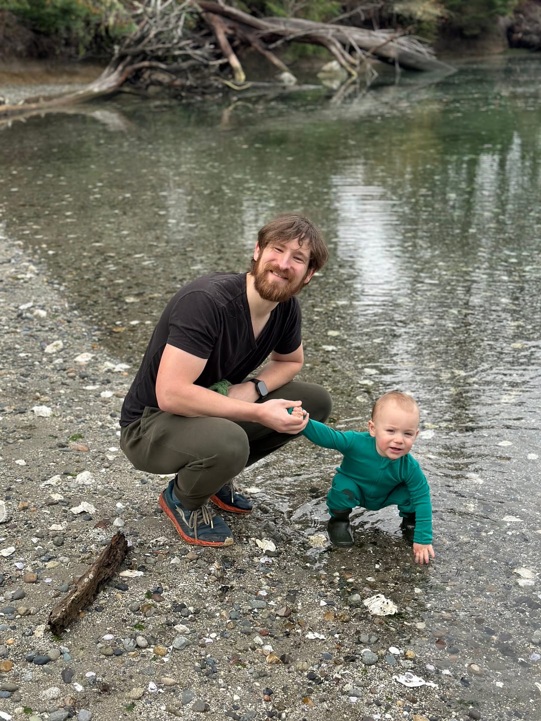 Customer photo review of Baby Midweight Merino Zippy