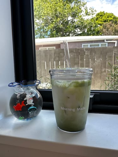Customer photo review of Vanilla Matcha Latte