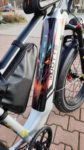Customer photo review of SOBTIMUS PRIME (Transformer) -  Akku Sticker Abdeckung Universal / Schutzfolie / für alle E-Bikes