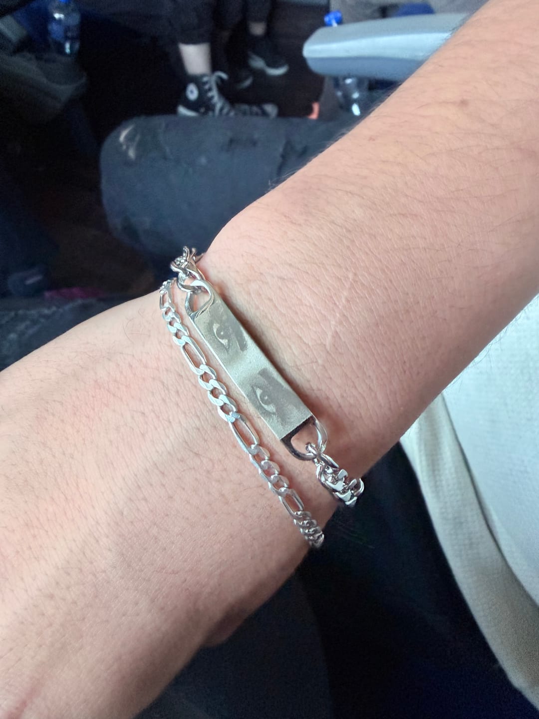 Customer photo review of Pulsera Eslabones Personalizada