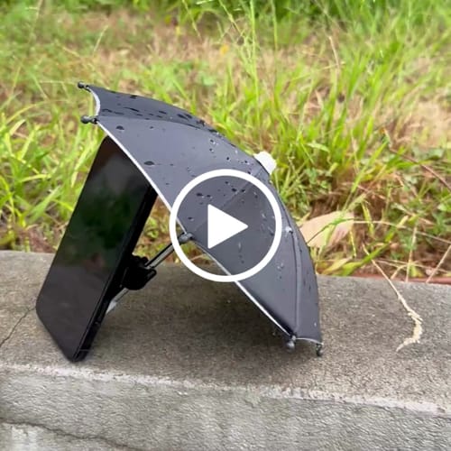Customer video review of Phone Sun Umbrella