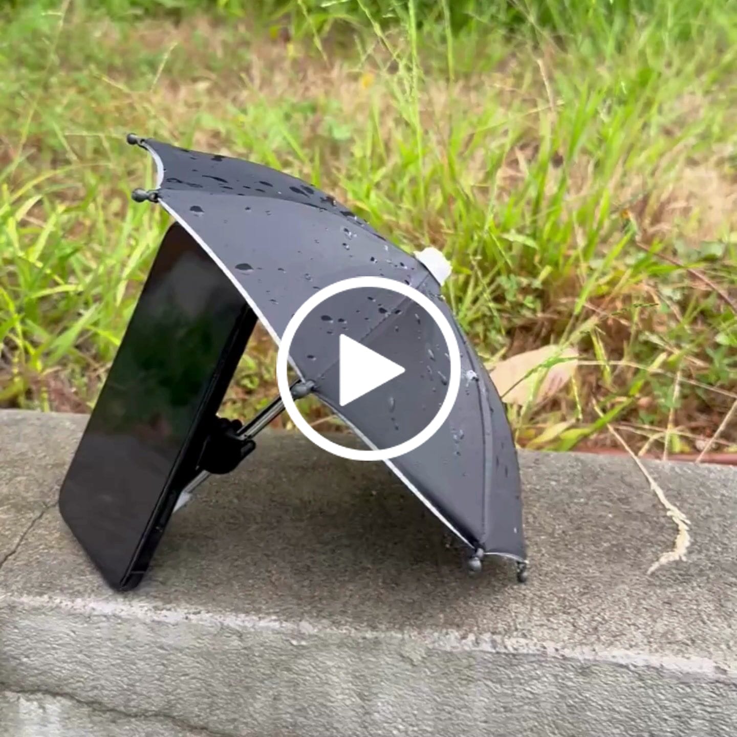 Customer video review of Phone Sun Umbrella