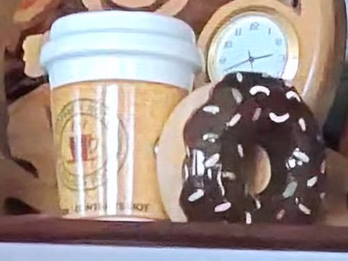 Customer photo review of Coffee and Donut Salt and Pepper Shakers