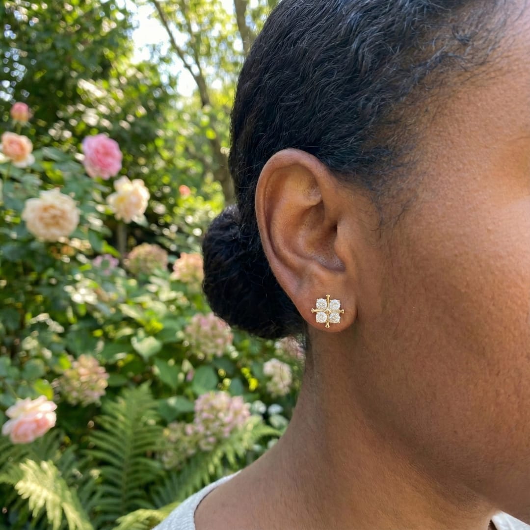 Customer photo review of Badi Chaupad Earrings