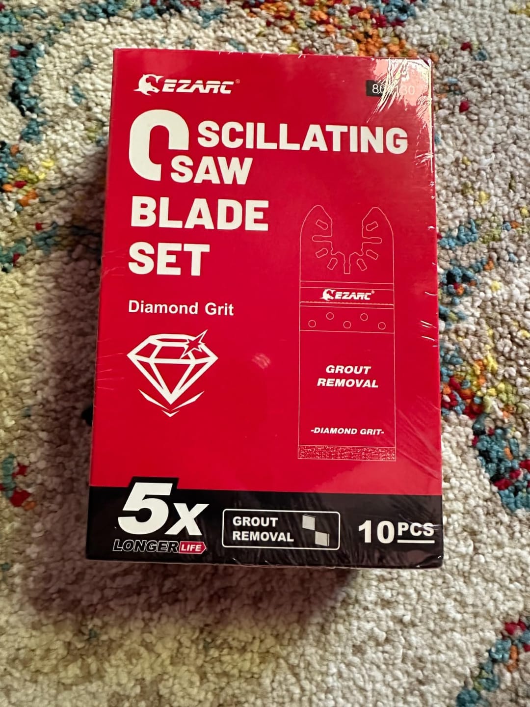 Customer photo review of Diamond Oscillating Blade, Flush Cutting Oscillating Multi Tool Saw Blades for Grout Removal, Cleaning Mortar