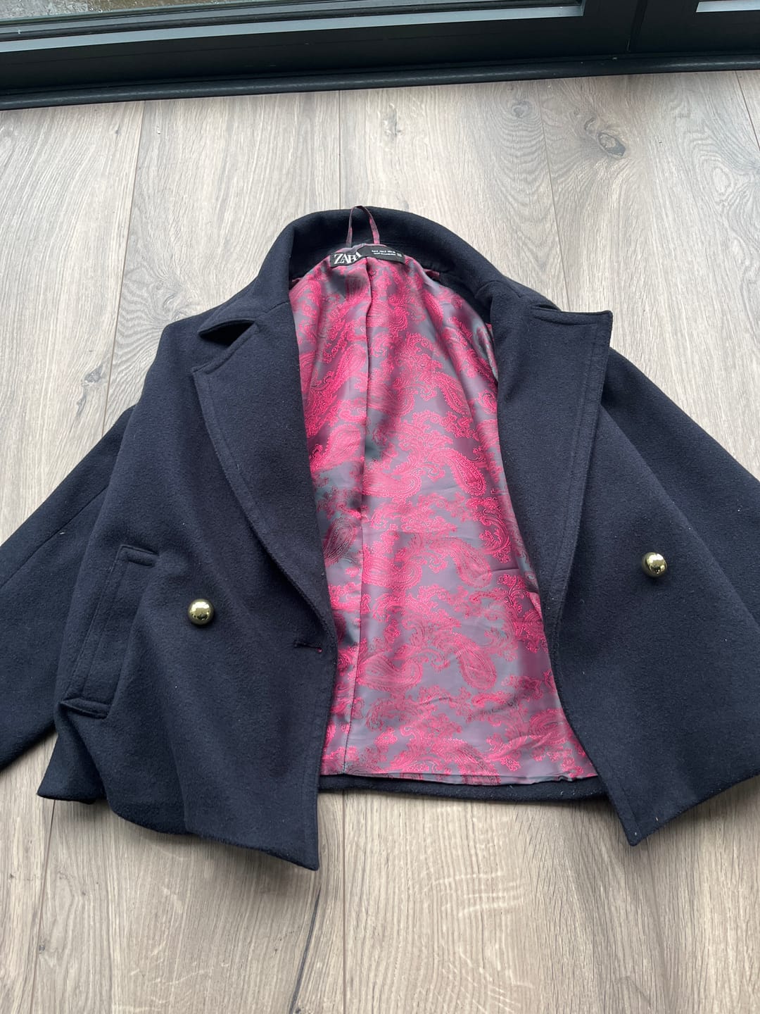 Customer photo review of Paisley Jacquard Lining Fabric