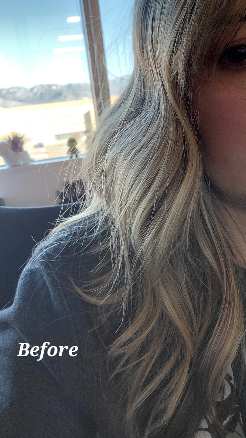 Customer photo review of NEW Chai Spice Shampoo & Conditioner Bundle