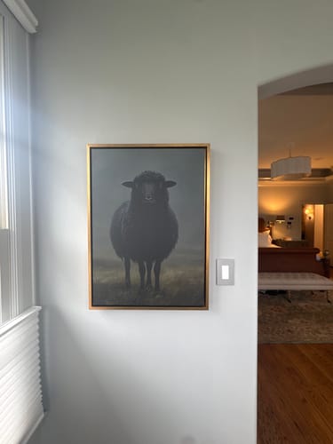 Customer photo review of Black Sheep Print