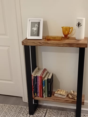 Customer photo review of Console Table with Shelf 22.5cm Depth | 84cm High