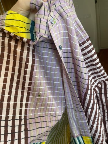 Customer photo review of ALEXANDRA SHIRT DRESS | INK GRID