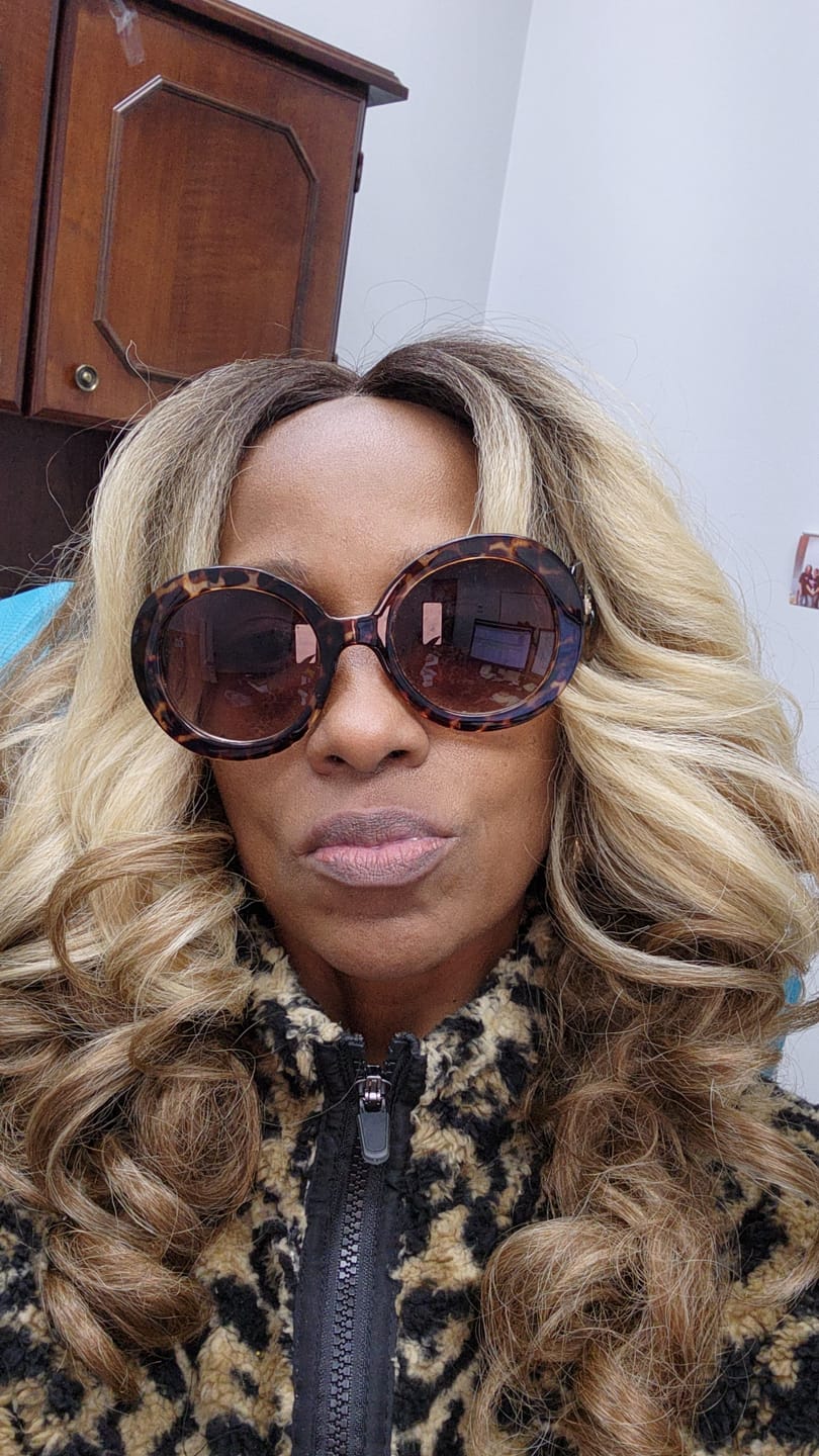 Customer photo review of Chade Magic Lace Curtain Bang Lace Part Wig - MLCB04