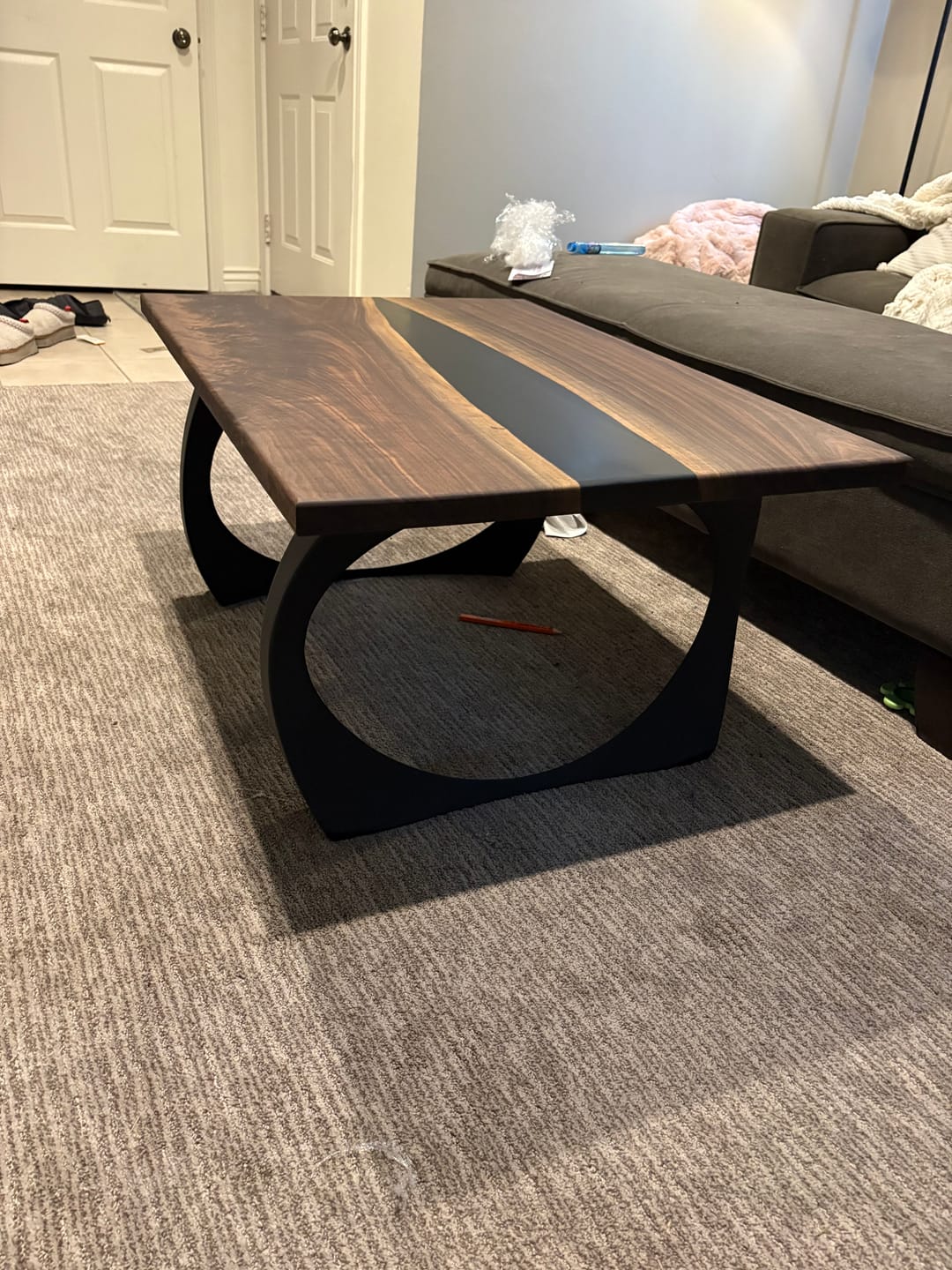 Customer photo review of Coffee Table Legs 212 Cleo 16" H Scandinavian Handcrafted DIY
