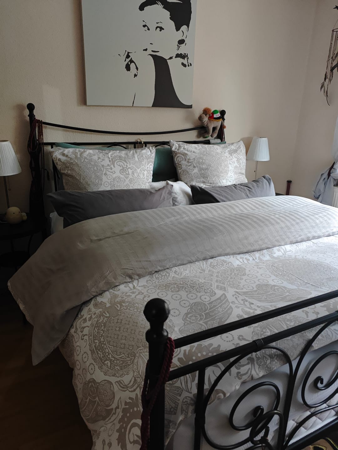 Customer photo review of Daunen Bettdecke mit Federn