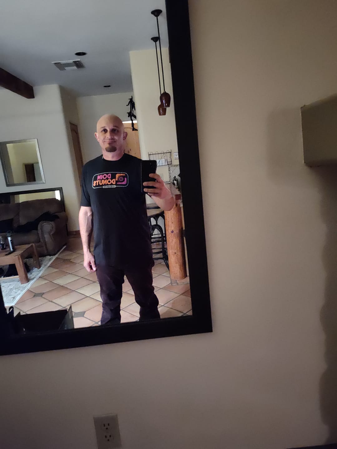 Customer photo review of 80Eighty® Doing Donuts Shirt