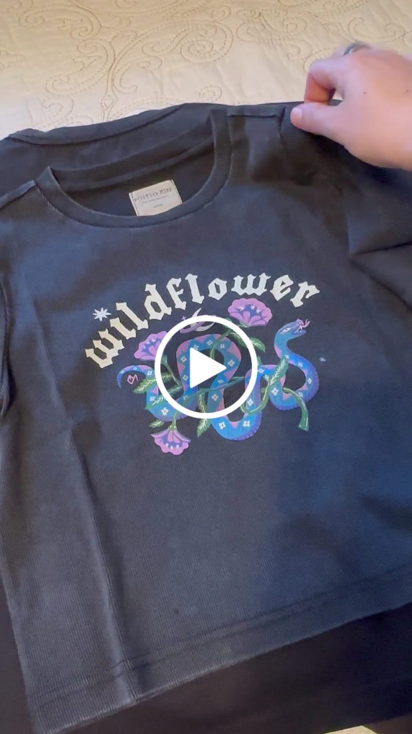 Customer video review of Wildflower Baby Tee
