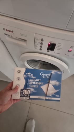 Customer photo review of דפי ניקוי כביסה