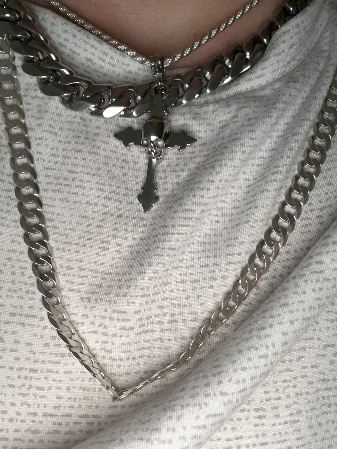 Customer photo review of DOWN YOUR THROAT PENDANT