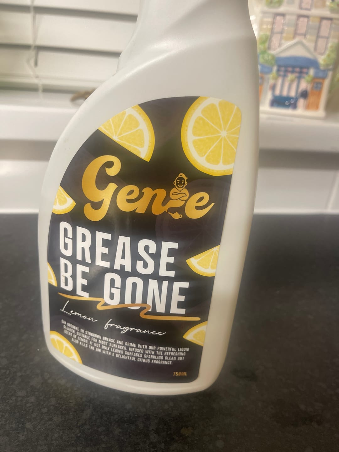 Customer photo review of Genie Grease Be Gone