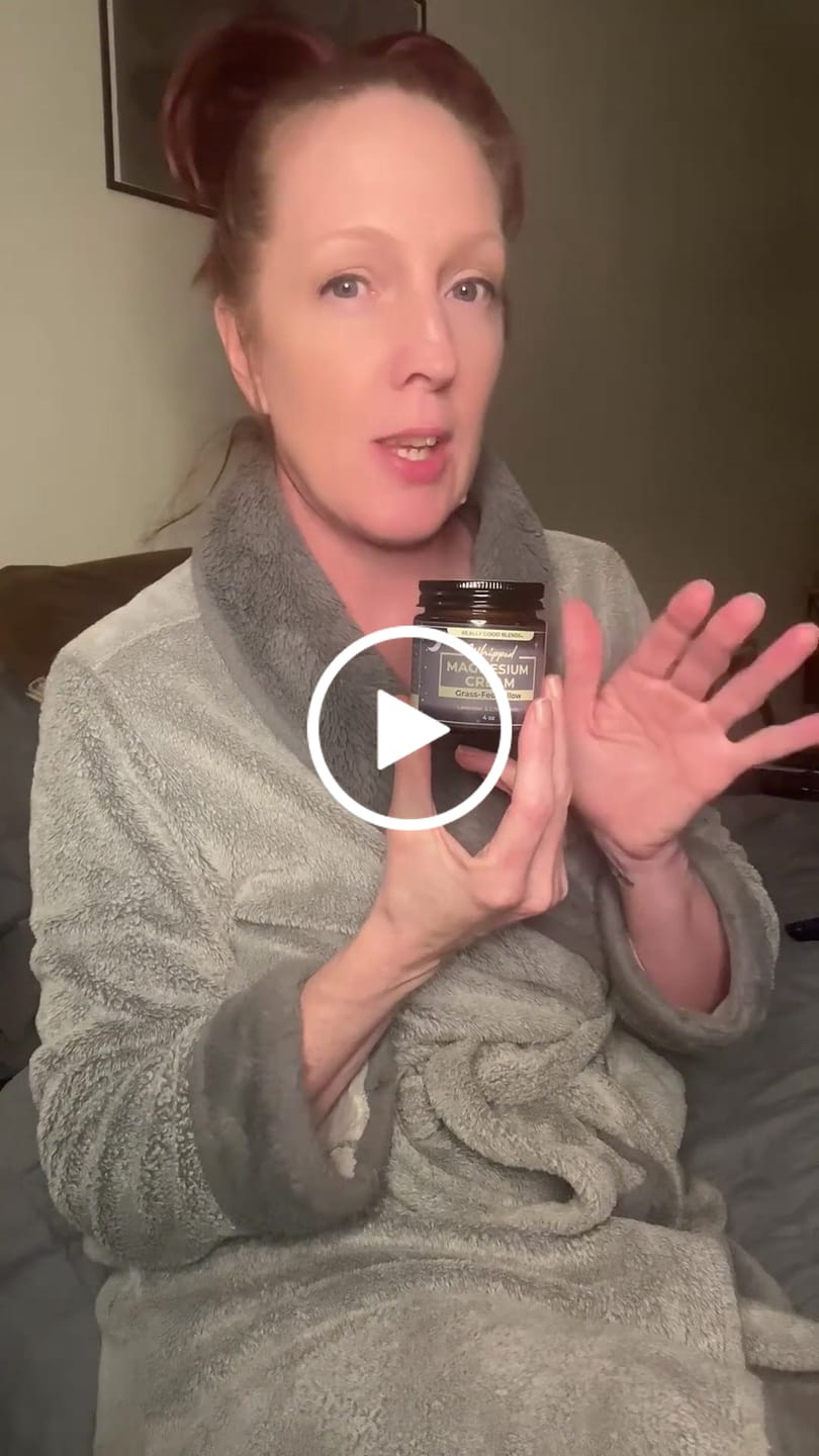 Customer video review of Magnesium Cream (Lavender & Chamomile) - 4 oz