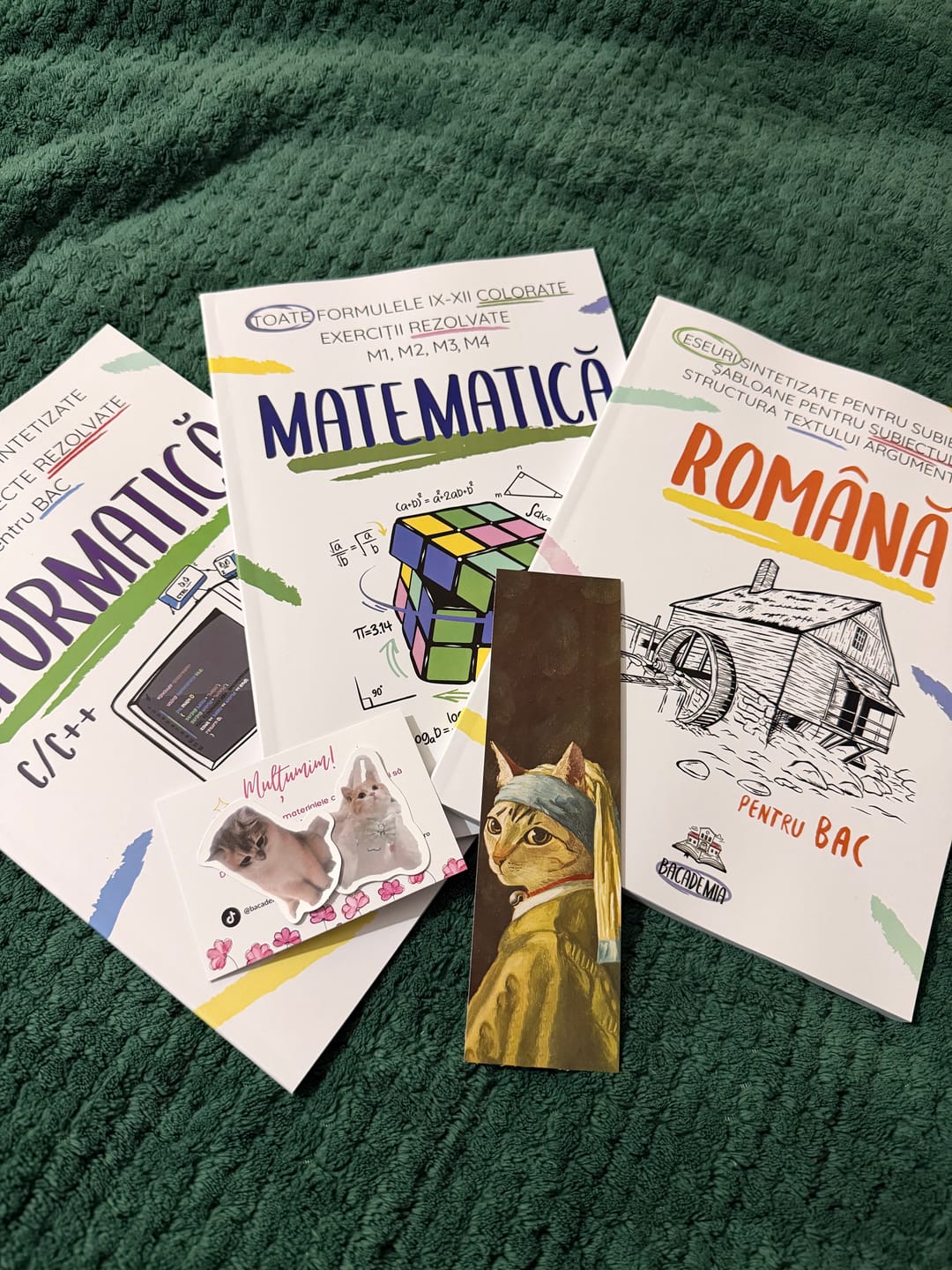 Customer photo review of Pachet Bacalaureat (Română + Matematică + Informatică) Bacademia