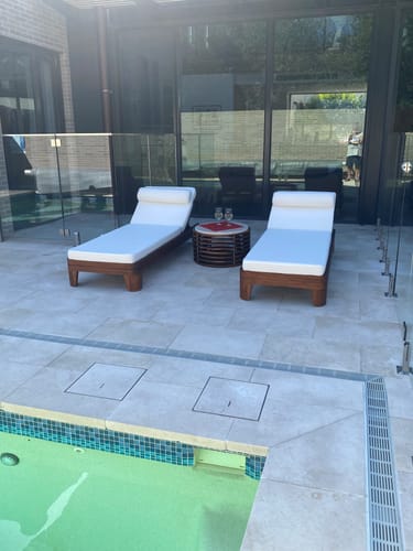 Allan B. review of Catania Outdoor Marble Table image 1 out of 2