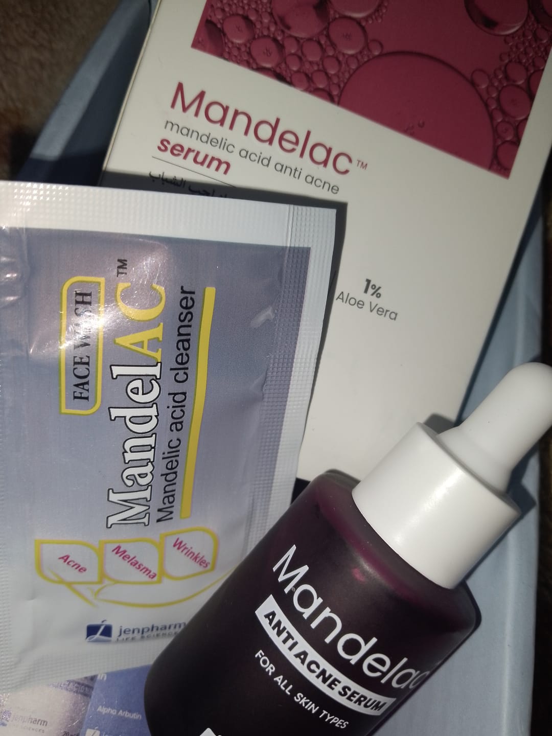 Customer photo review of MandelAC Serum