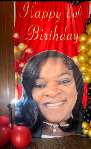 Betty E. review of Magazine Cover Wedding Backdrop image 1 out of 1