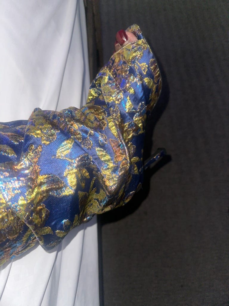 Customer photo review of ROZSI-BLUEMULTI STILETTO BOOTIE