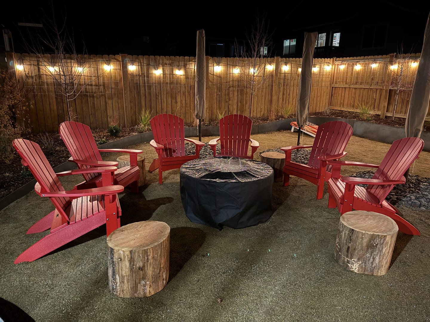 Customer photo review of Set of 6 Adirondack Chairs Original King Size