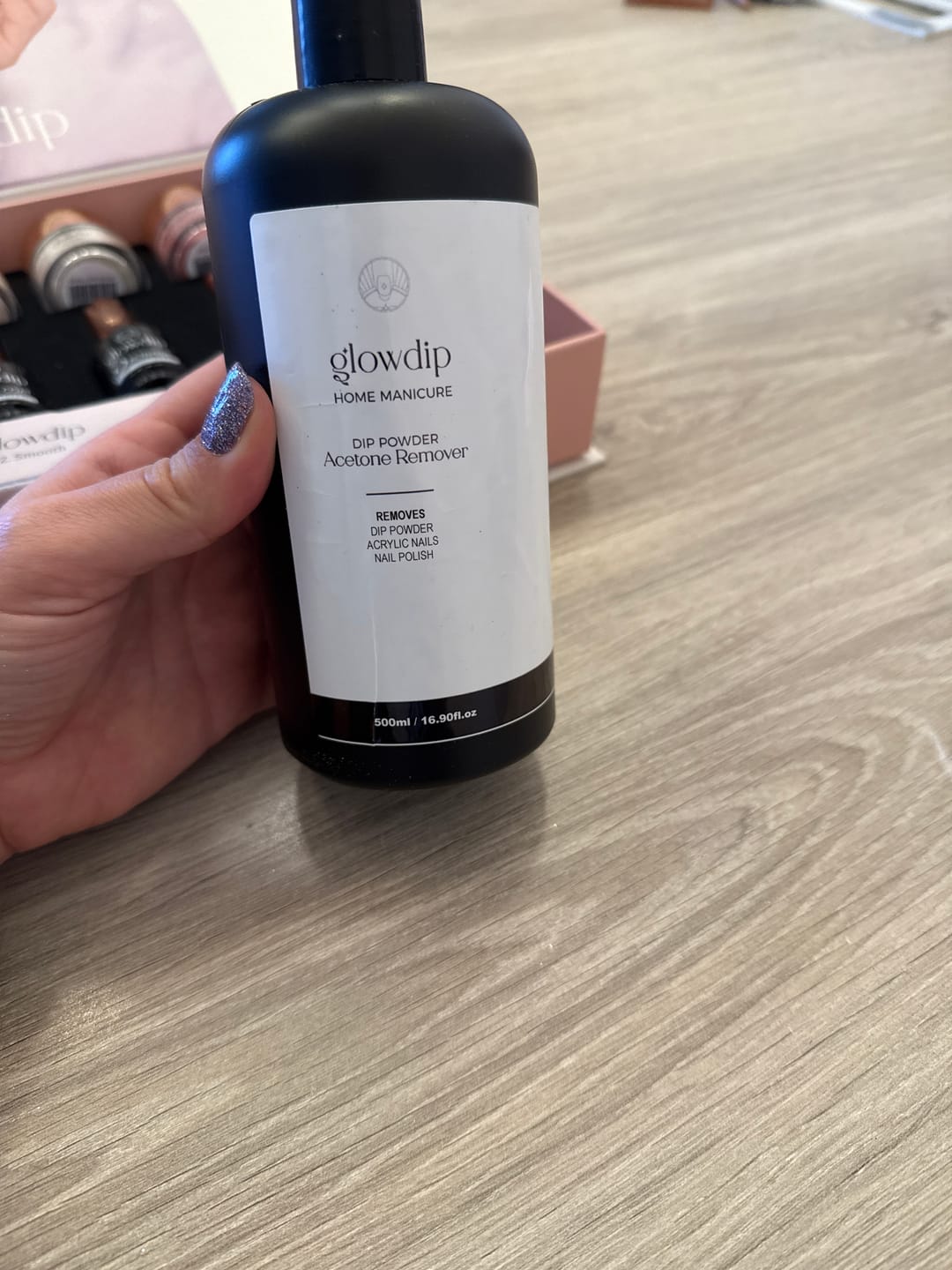 Customer photo review of Remover Vloeistof (500 ml)