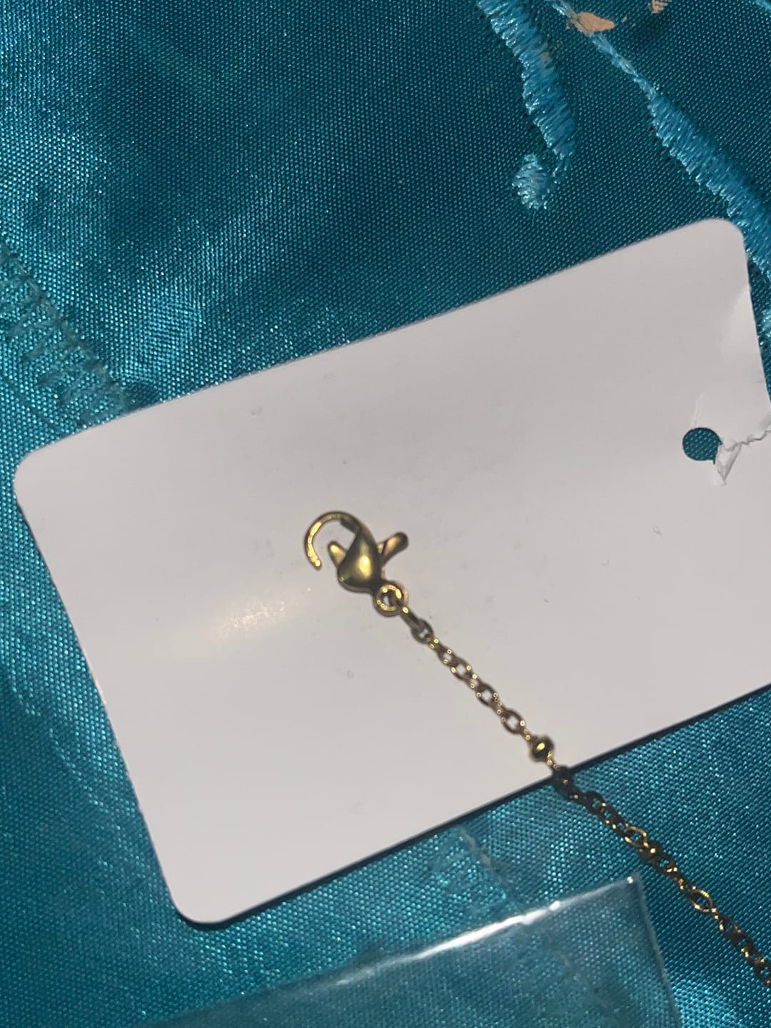Customer photo review of Jumbo letter L necklace