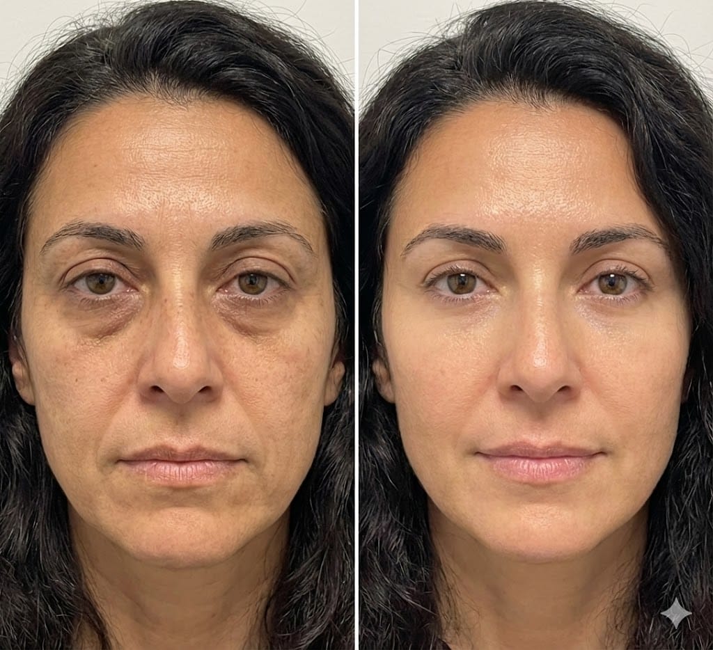 Customer photo review of Crema Anti-ojeras Dr Retinol. Reduce tus ojeras en 7 días