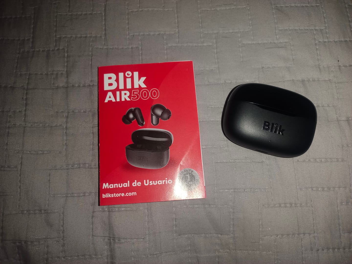 Customer photo review of Audifonos Bluetooth Inalámbricos Blik Air500 Negros 30 hrs