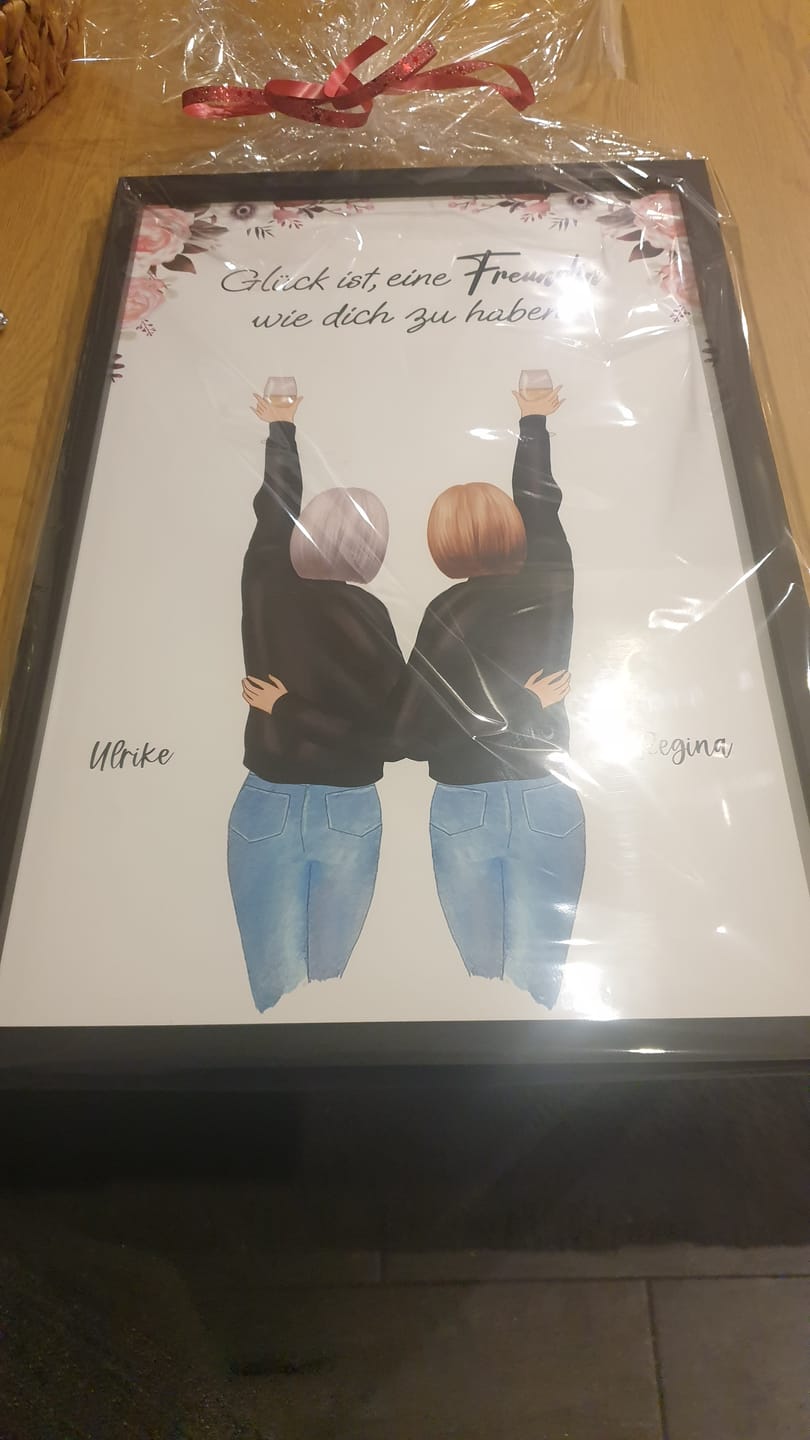 Customer photo review of Best Friends Forever - Personalisiertes Poster