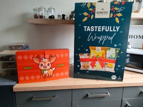 Kundenbewertung mit Foto zu Heimatgut Bio Snack Adventskalender