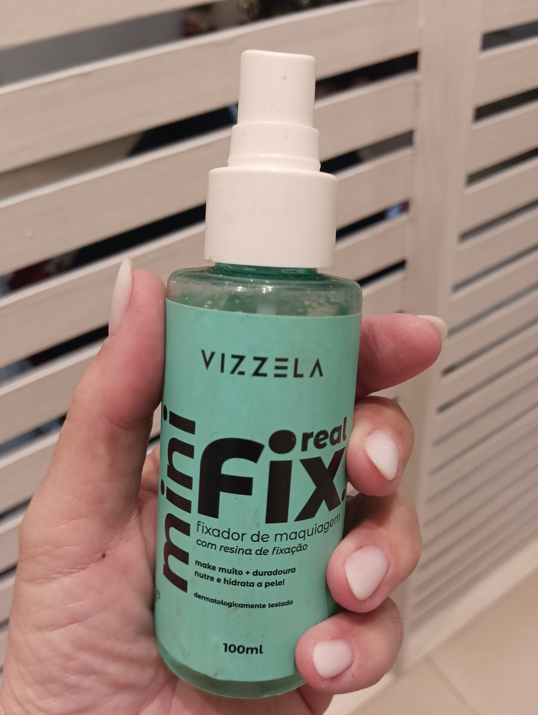 Customer photo review of Mini Fixador De Maquiagem Real Fix