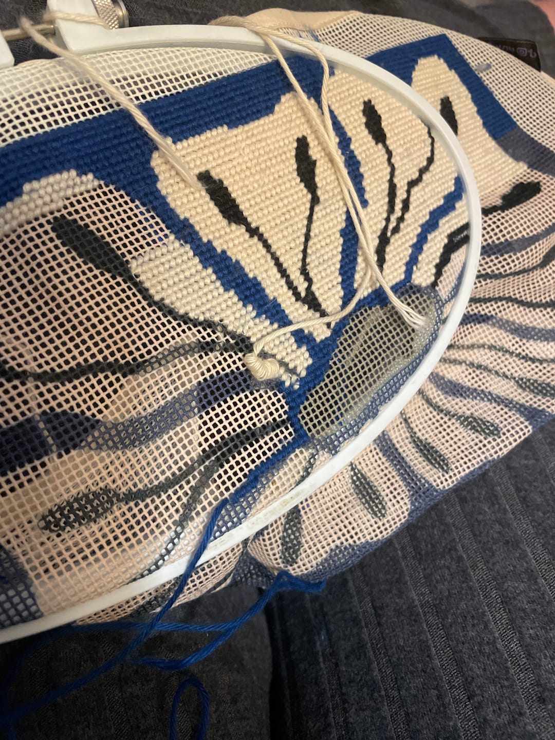 Customer photo review of Eleonora Needlepoint Kit