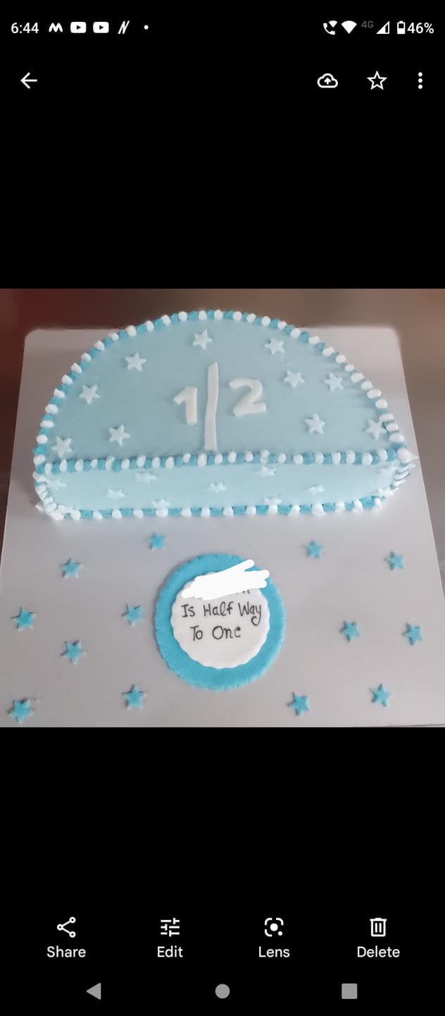 Customer photo review of Halfway there Cake