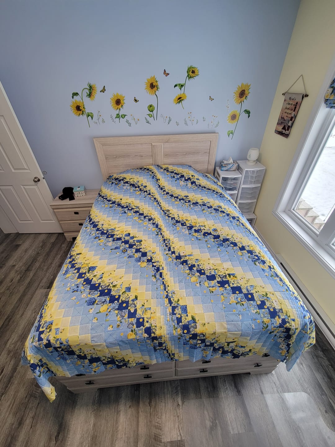 Customer photo review of True Fabrics - Sunshine Blooms - Precut Fabric