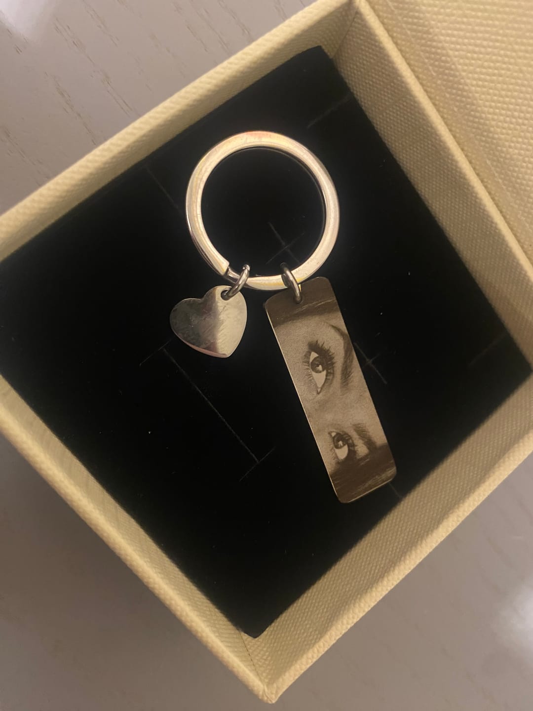 Customer photo review of Rückseitengravur