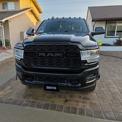 Customer photo review of 2011-2022 CALIFORNIA LICENSE PLATE DMV.CA.GOV - BLACK WITH WHITE TEXT 6"x12" (156.5mm x 305mm)