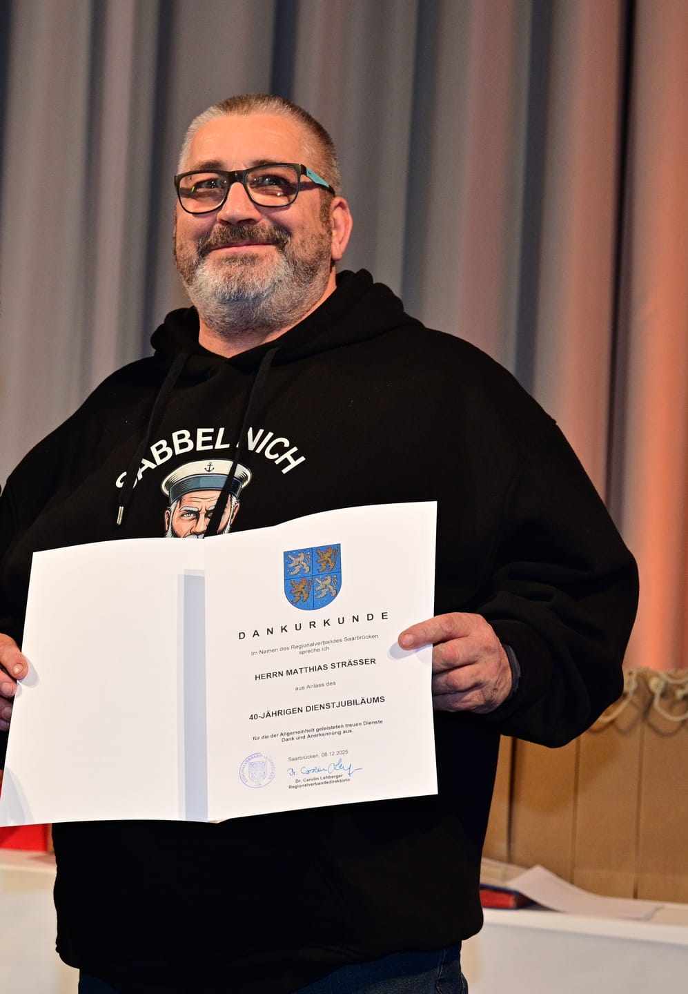 Customer photo review of Sabbel nich dat geit Matrose Premium Hoodie