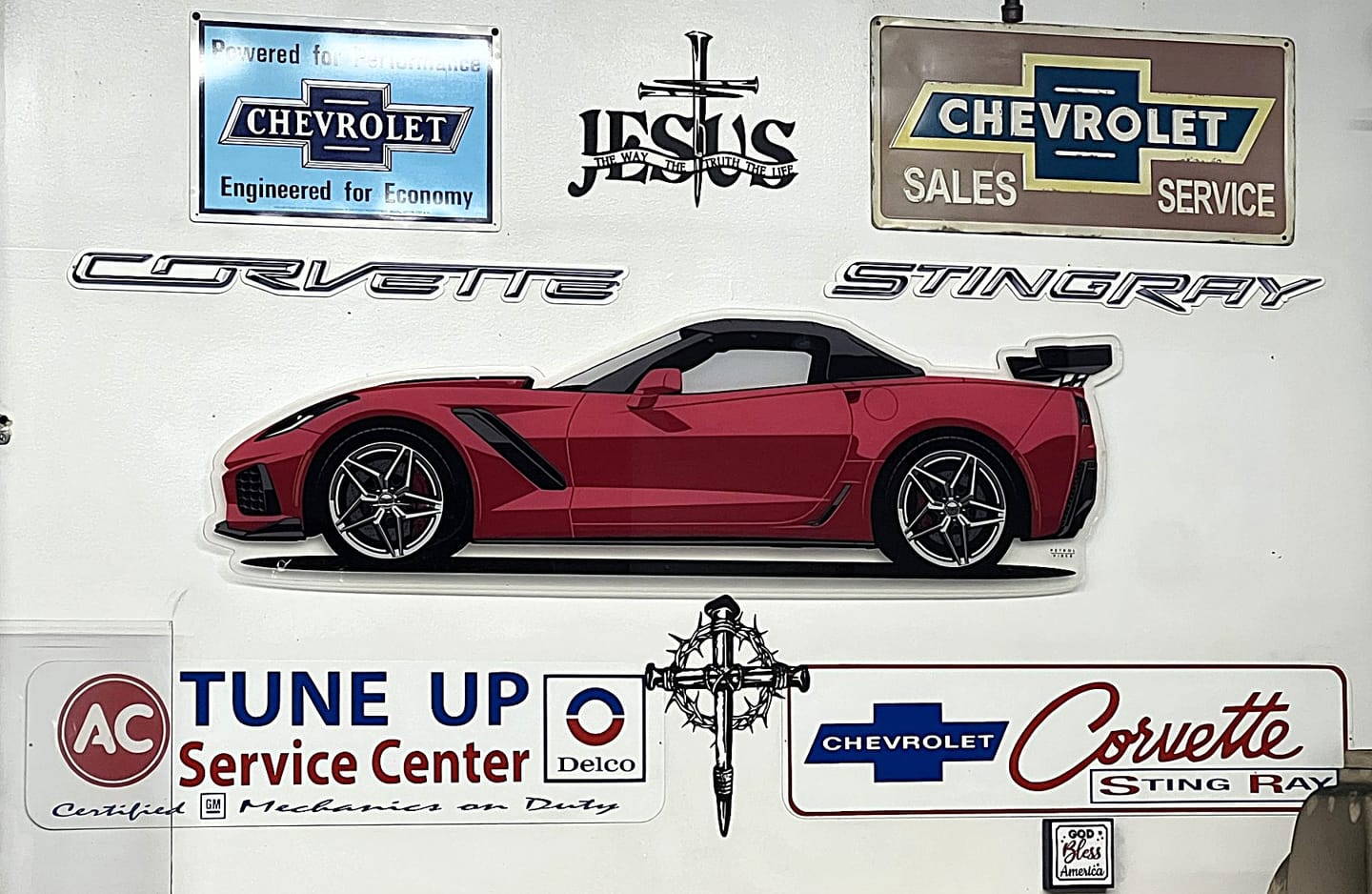 Customer photo review of Your Custom Car Acrylic Print Service