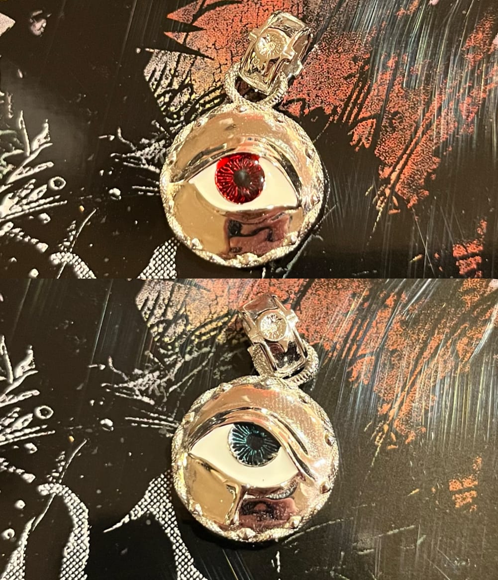 Customer photo review of EVIL EYE PENDANT