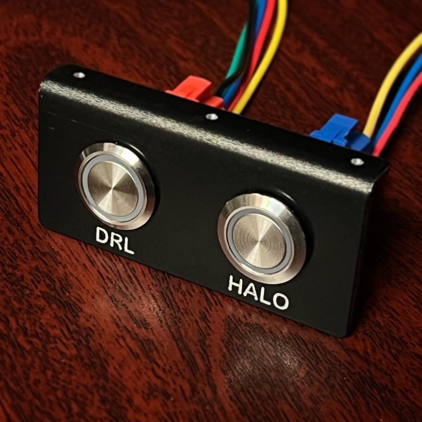 Customer photo review of 19mm Latching Push Button Switch LED Stainless Steel