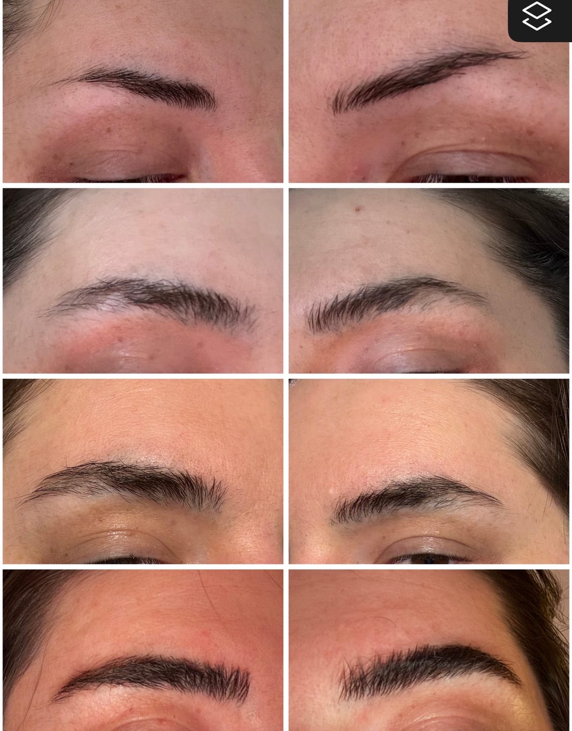 Customer photo review of BROWCOCA!NE - Augenbrauenserum