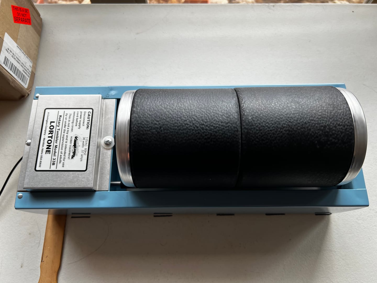 Customer photo review of Lortone 33-B  Rock Tumbler