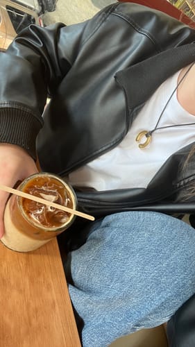Customer photo review of Collar Cordon Con Dije Herradura Chunky