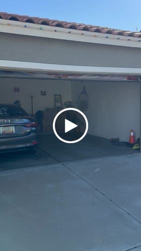Customer video review of Giant Gingerbread Village Scene Garage Door Cover Banner Decoration - Decor Your Door